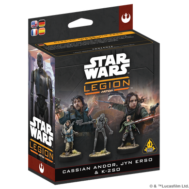 Star Wars: Legion – Cassian Andor, Jyn Erso & K-2SO