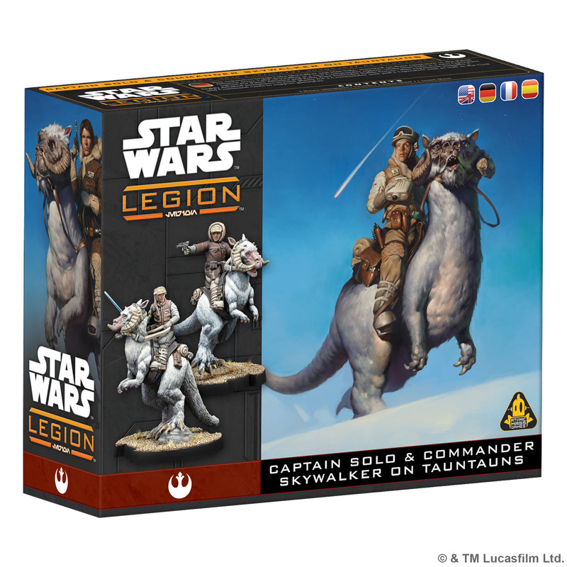 Load image into Gallery viewer, Star Wars: Legion – Captain Solo &amp; Commander Skywalker on Tauntuns
