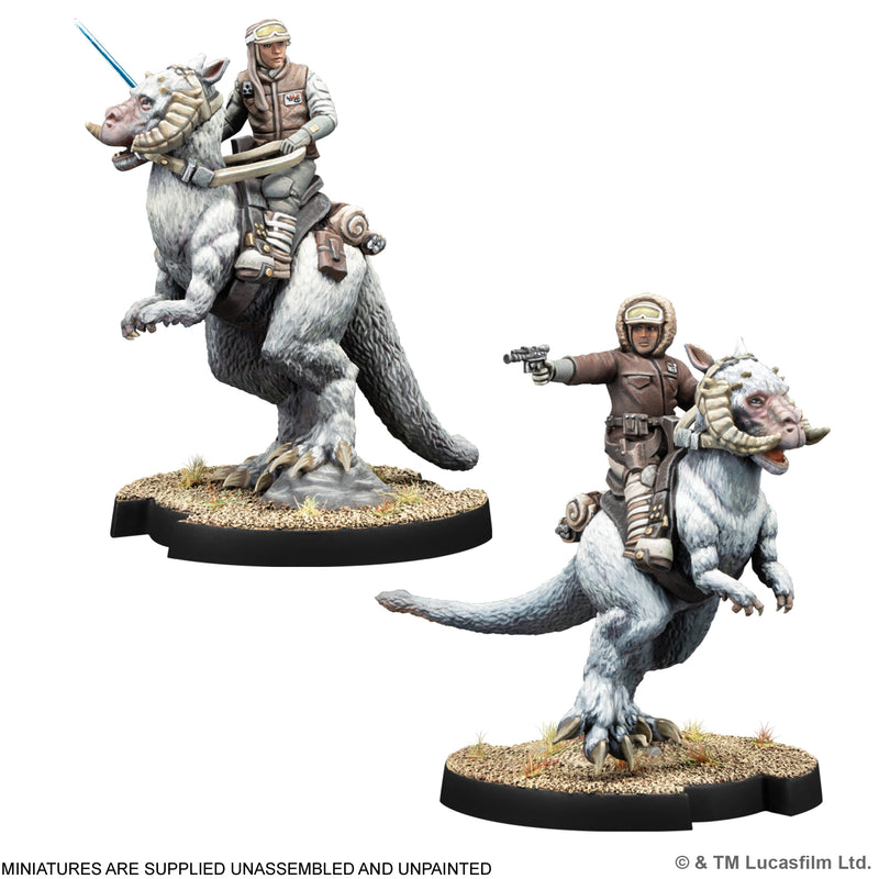 Load image into Gallery viewer, Star Wars: Legion – Captain Solo &amp; Commander Skywalker on Tauntuns
