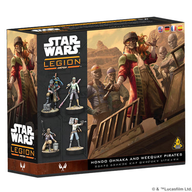 Star Wars: Legion – Hondo Ohnaka & Weequay Pirates - front of box with art of Hondo Ohnaka.