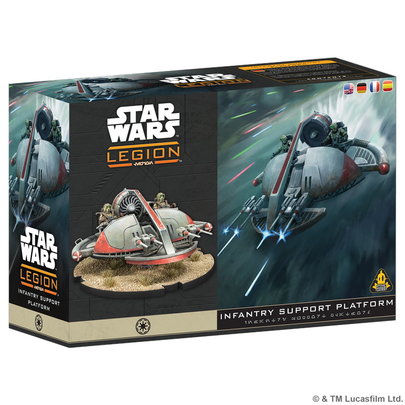 Load image into Gallery viewer, Star Wars: Legion – Infantry Support Platform - Front of box with art of Infantry Support Platform
