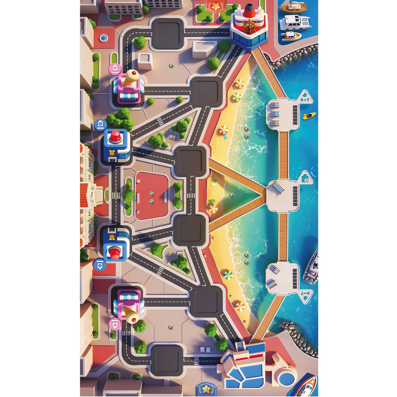 Load image into Gallery viewer, Toy Battle Le Croisette - Game mat with battle map displayed
