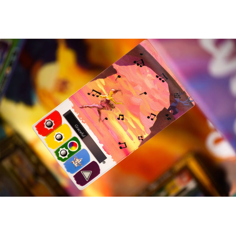Load image into Gallery viewer, Canvas 2nd Edition Board Game -Sample painting card displayed.
