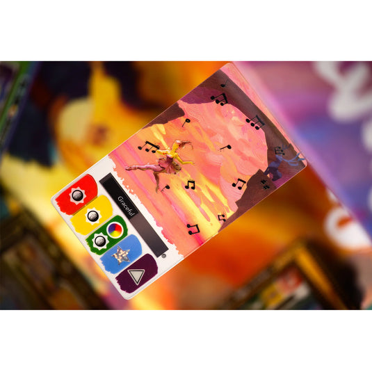 Canvas 2nd Edition Board Game -Sample painting card displayed.