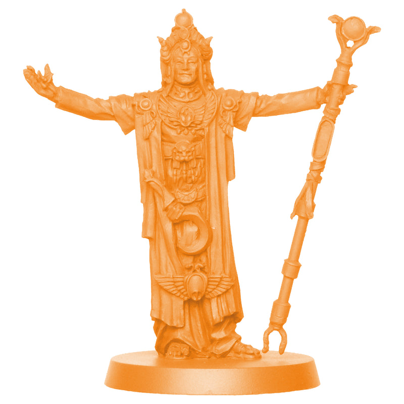 Load image into Gallery viewer, Ankh Eternal Expansion - Character miniature displayed holding a staff.
