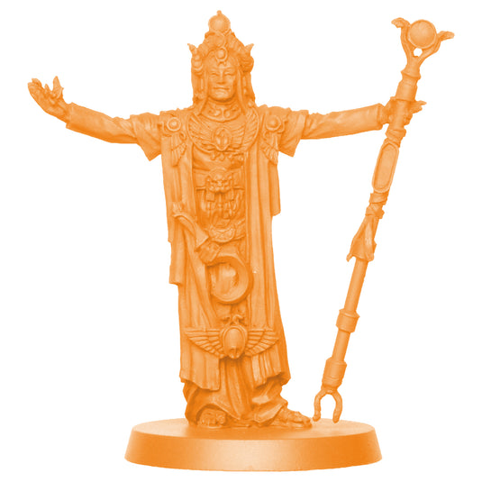Ankh Eternal Expansion - Character miniature displayed holding a staff.