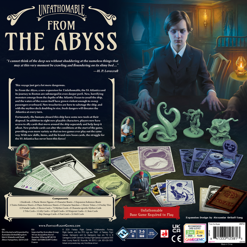 Unfathomable - From the Abyss Board Game Expansion Asmodee USA Unfathomable - From the Abyss Board Game Expansion Asmodee USA