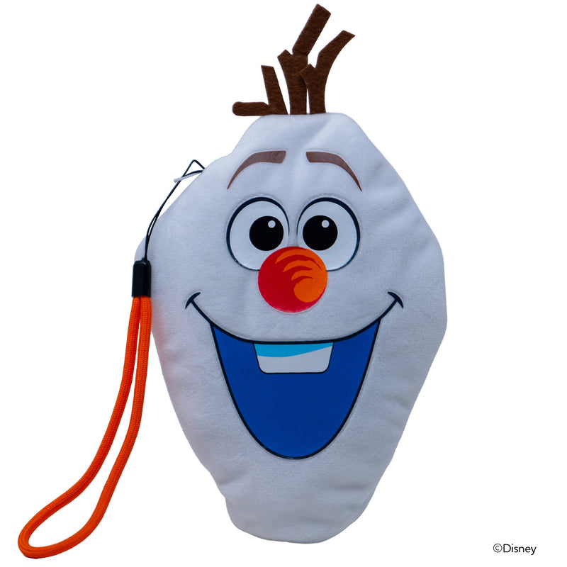 Load image into Gallery viewer, Disney Frozen - Olaf Mix-Up! Card Game - View of Olaf cloth bag featuring image of Olaf's face.
