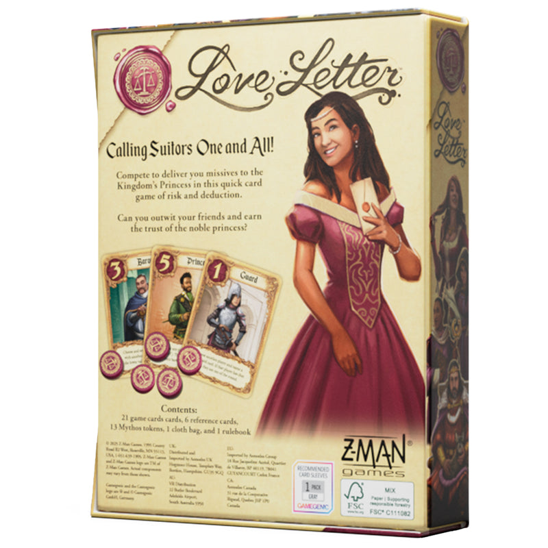 Love Letter Classic (Eco Box) Asmodee USA Love Letter Classic (Eco Box) Asmodee USA