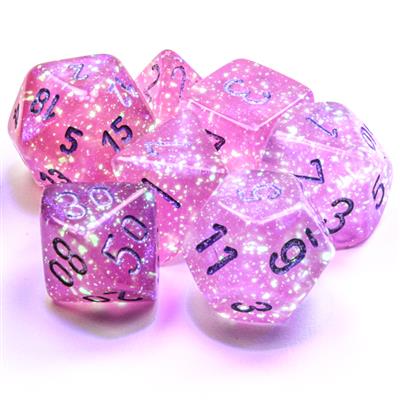 Borealis® Polyhedral Pink/silver Luminary™ 7-Die Set