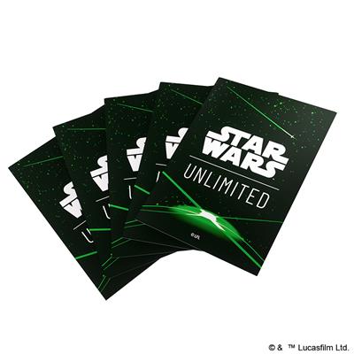 Load image into Gallery viewer, Star Wars: Unlimited Premium Art Sleeve Card Back Green

