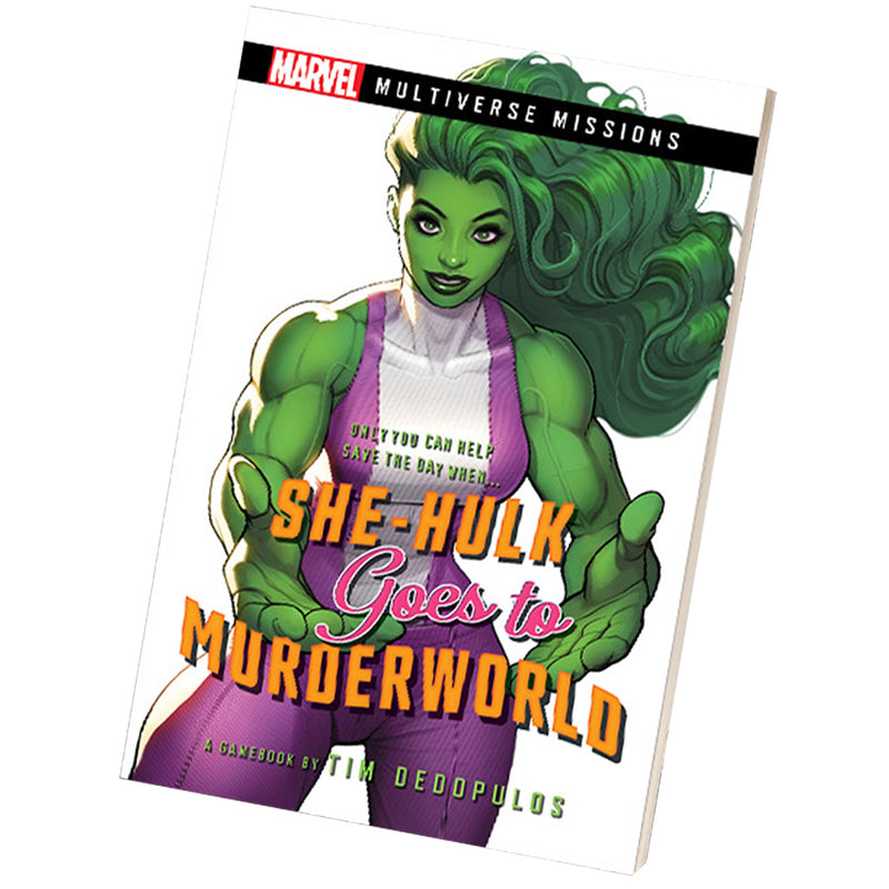 Load image into Gallery viewer, She-Hulk Goes to Murder World: A Marvel Multiverse Mission Adventure Gamebook
