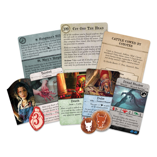arkham horror 3rd edition cards Arkham Horror Under Dark Waves Board Game Expansion Mystery Game – Asmodee USA