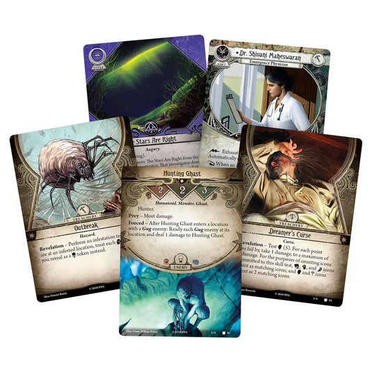 Arkham Horror The Card Game The Dream-Eaters Expansion do Jogo de