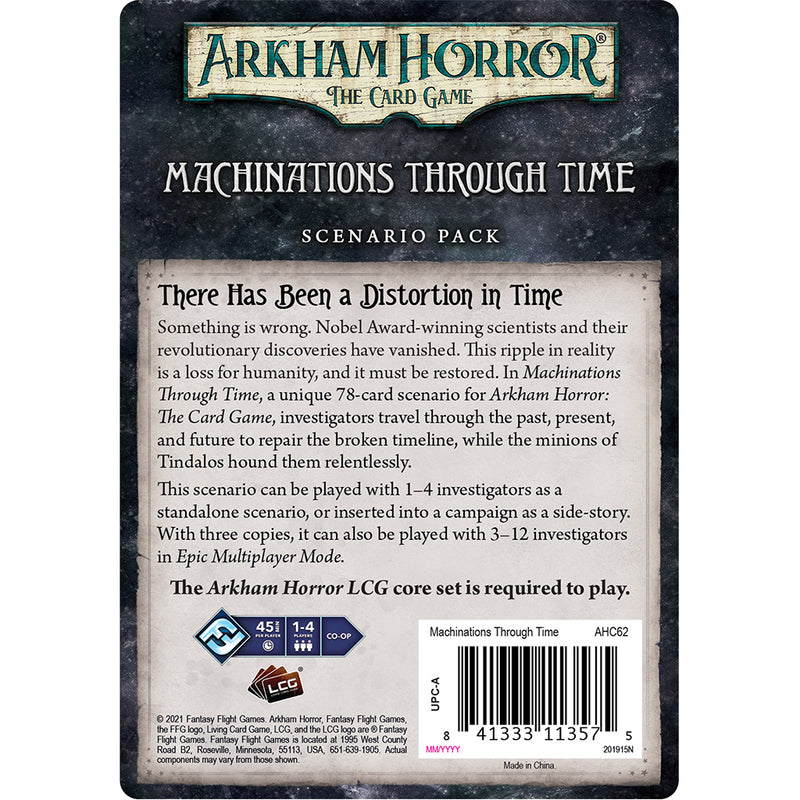 Load image into Gallery viewer, Arkham Horror: The Card Game - Machinations through Time Scenario Pack
