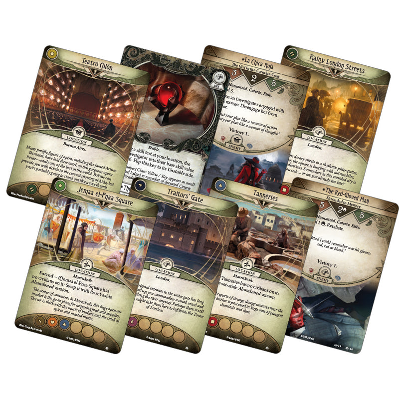 Load image into Gallery viewer, Arkham Horror: The Card Game - The Scarlet Keys Campaign Expansion
