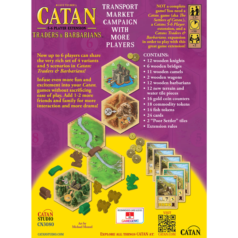 Load image into Gallery viewer, CATAN - Traders and Barbarians 5-6 Player
