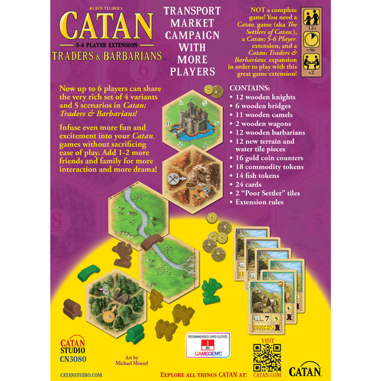 CATAN - Traders and Barbarians 5-6 Player