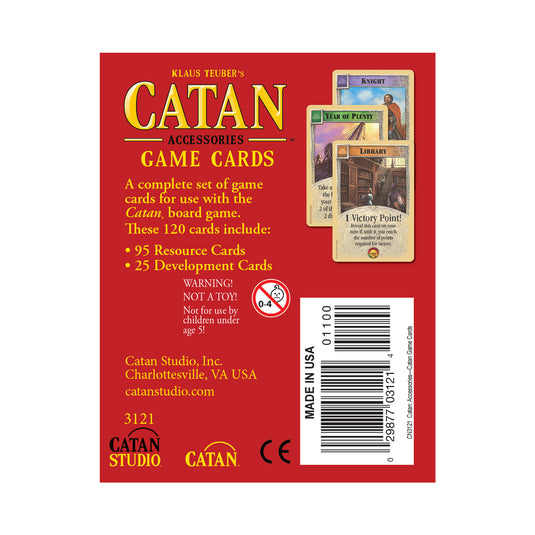 Settlers of Catan Game Cards (Replacement Game Components)