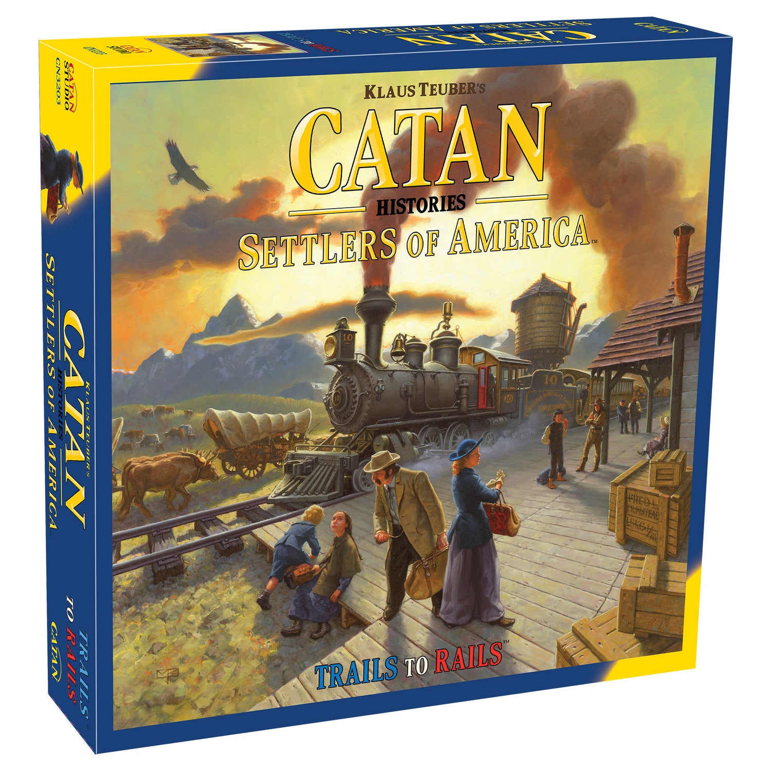 CATAN Histories Settlers of America Strategy Board Game for Family – Asmodee USA