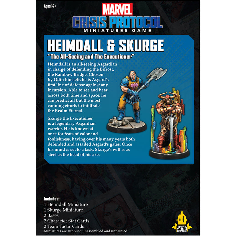 Load image into Gallery viewer, Marvel: Crisis Protocol - Heimdall &amp; Skurge Character Pack
