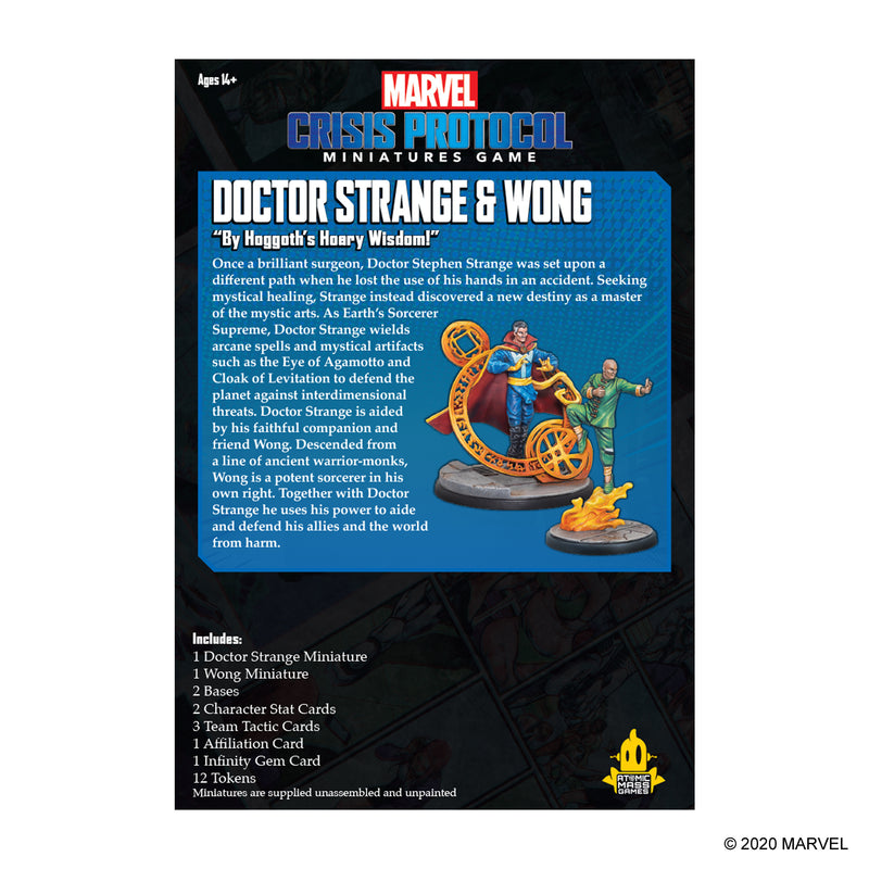 Load image into Gallery viewer, Marvel: Crisis Protocol - Doctor Strange &amp; Wong
