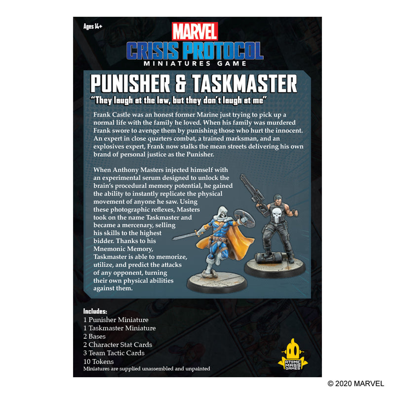 Load image into Gallery viewer, Marvel: Crisis Protocol - Punisher &amp; Taskmaster
