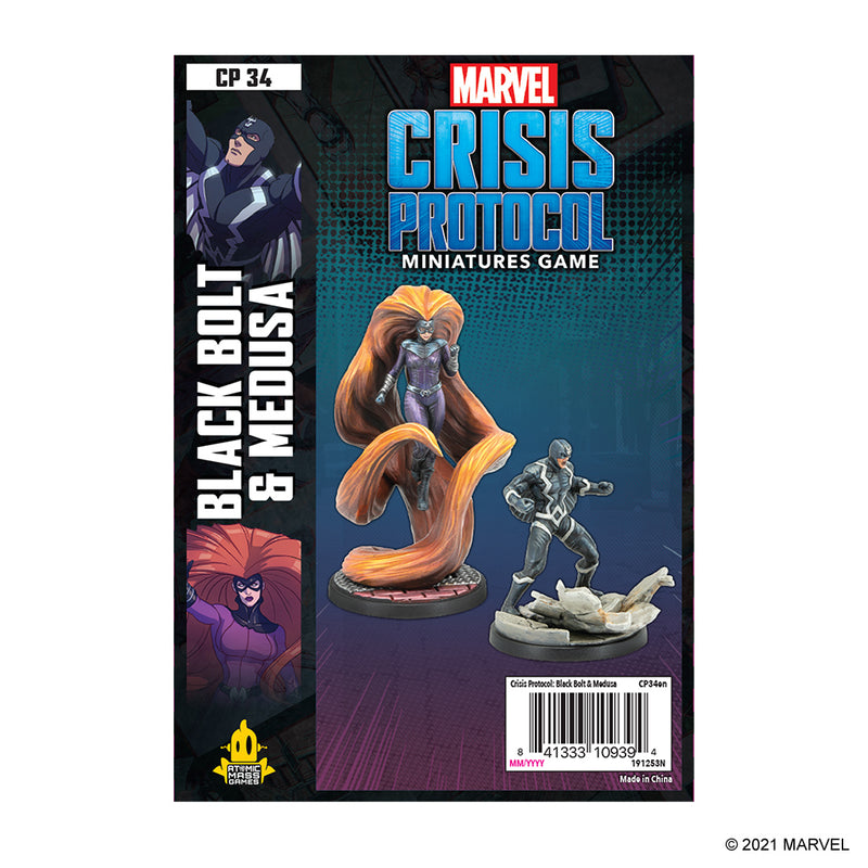 Load image into Gallery viewer, Marvel: Crisis Protocol - Black Bolt &amp; Medusa
