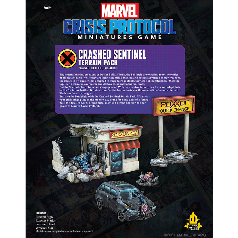 Load image into Gallery viewer, Marvel: Crisis Protocol - Crashed Sentinel Terrain Pack
