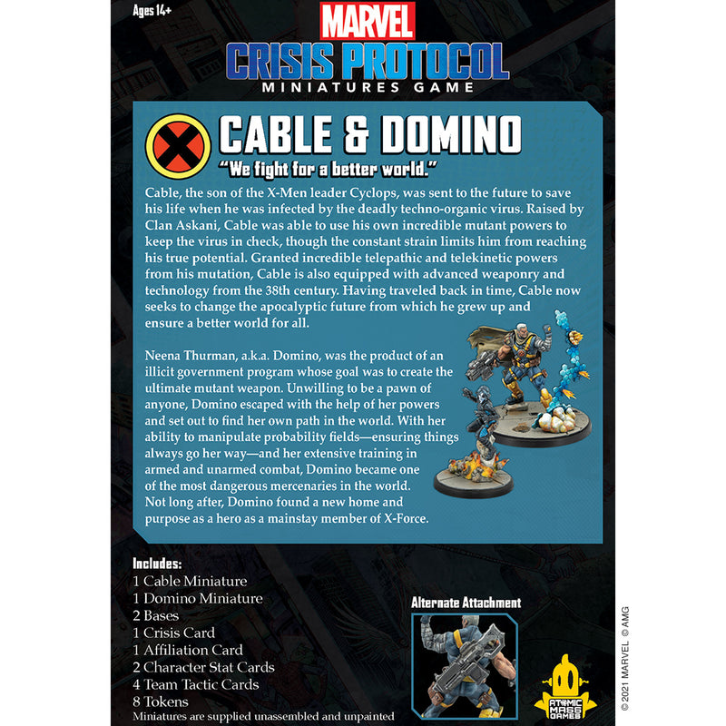 Load image into Gallery viewer, Marvel: Crisis Protocol - Domino &amp; Cable
