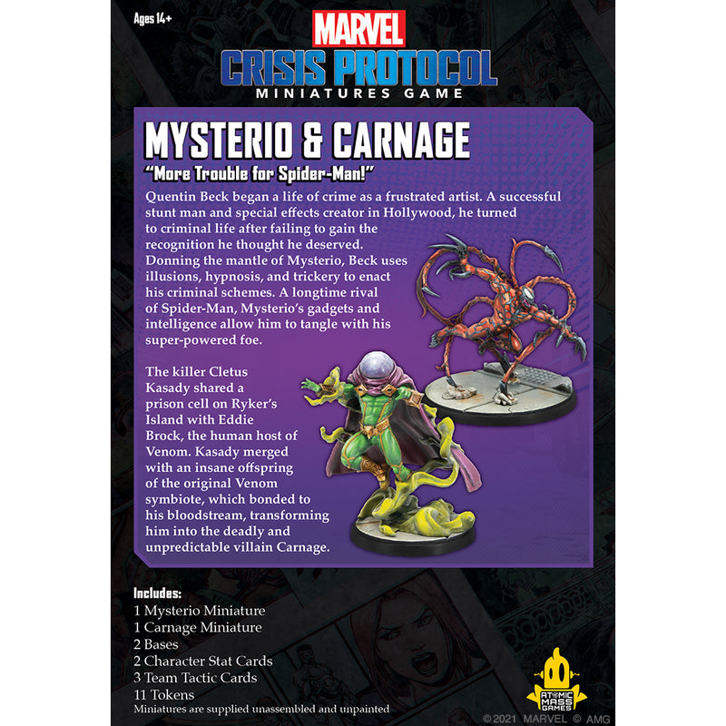 Load image into Gallery viewer, Marvel: Crisis Protocol - Mysterio &amp; Carnage
