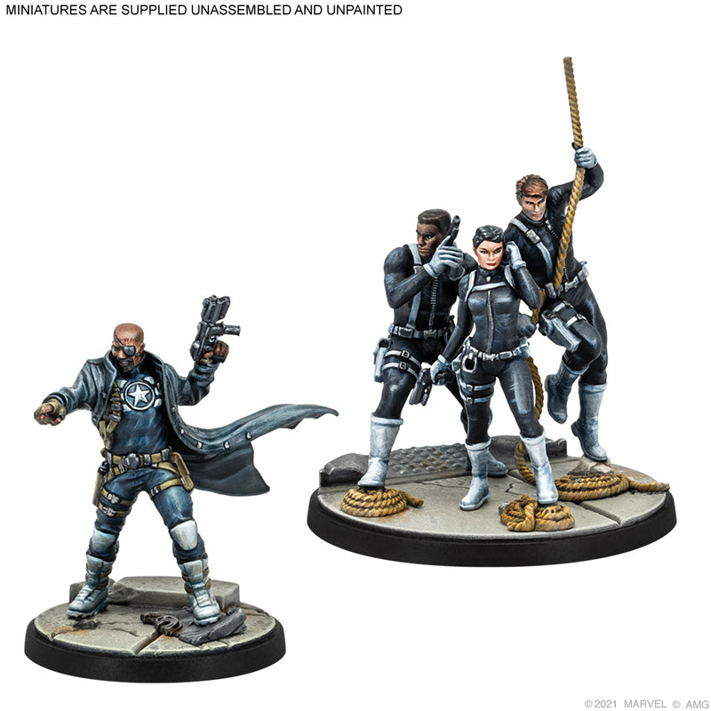 Load image into Gallery viewer, Marvel: Crisis Protocol - Nick Fury &amp; S.H.I.E.L.D. Agents
