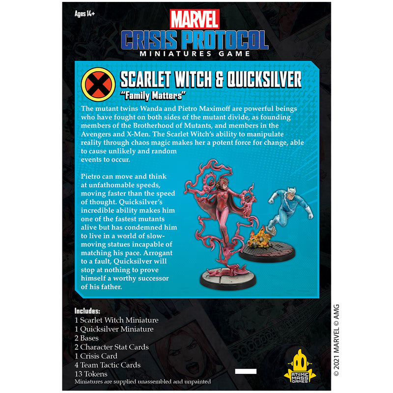 Load image into Gallery viewer, Marvel: Crisis Protocol - Scarlet Witch &amp; Quicksilver
