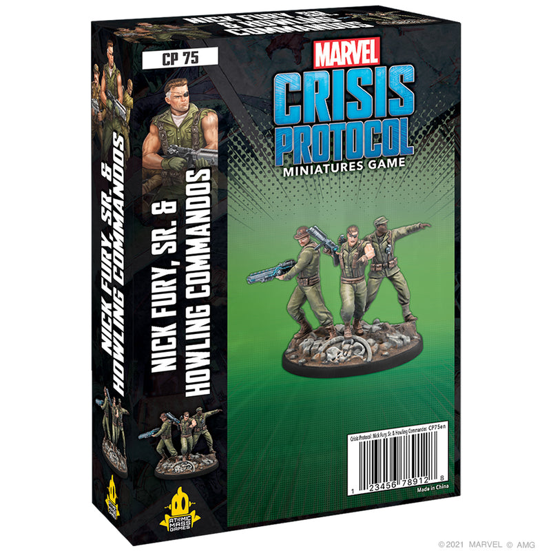 Load image into Gallery viewer, Marvel: Crisis Protocol - Nick Fury, Sr. &amp; Howling Commandos
