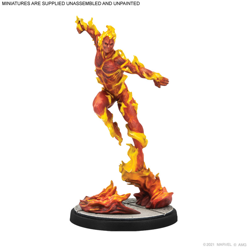 Load image into Gallery viewer, Marvel: Crisis Protocol - Captain America &amp; The Original Human Torch
