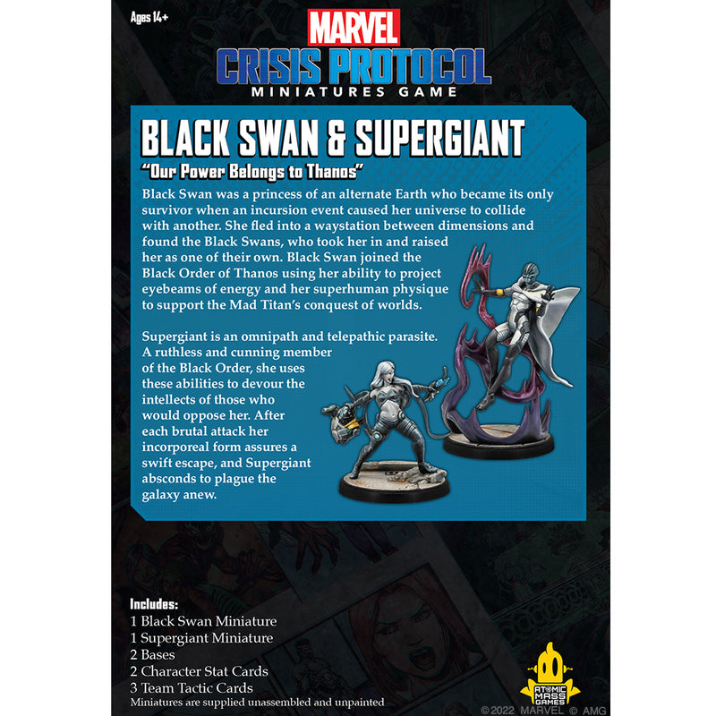 Load image into Gallery viewer, Marvel: Crisis Protocol Black Swan &amp; Supergiant
