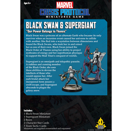 Marvel: Crisis Protocol Black Swan & Supergiant