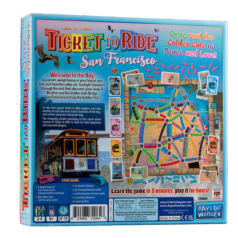 Load image into Gallery viewer, Ticket to Ride San Francisco
