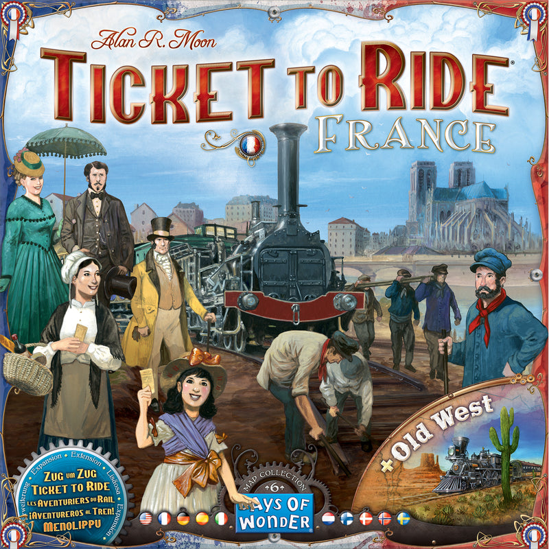 Load image into Gallery viewer, Ticket to Ride: France-Old West Map 6
