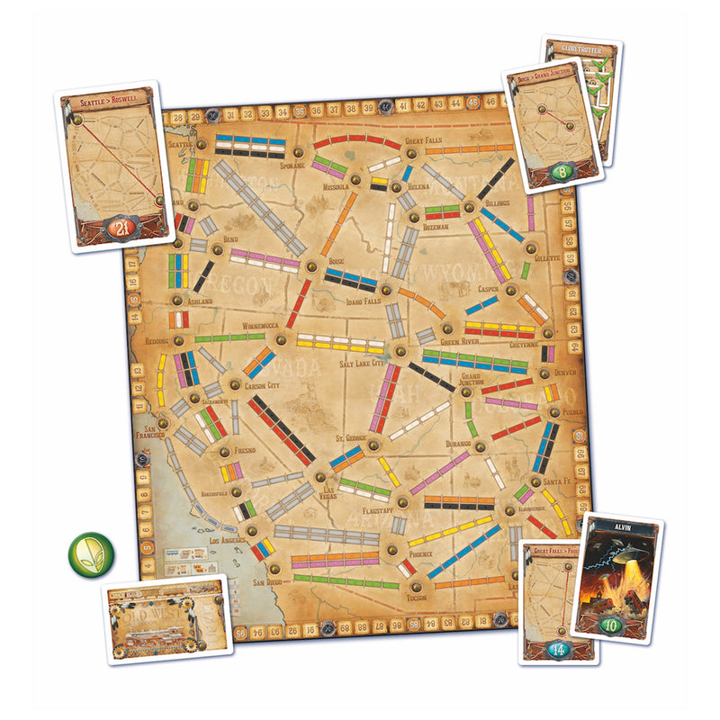 Load image into Gallery viewer, Ticket to Ride: France-Old West Map 6
