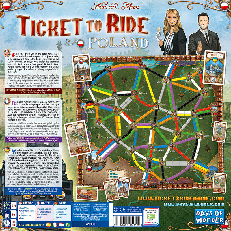 Load image into Gallery viewer, Ticket to Ride Map Coll. Vol 6.5 Poland
