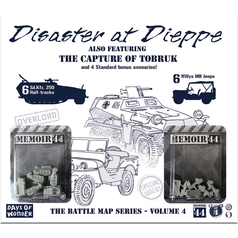 Load image into Gallery viewer, Memoir &#39;44: Disaster at Dieppe Battle Map
