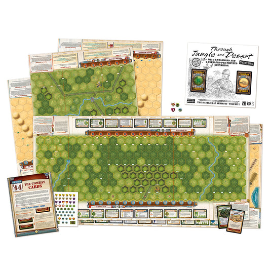 Memoir '44 Through Jungle and Desert Board Game Expansion Asmodee USA Memoir '44 Through Jungle and Desert Board Game Expansion Asmodee USA