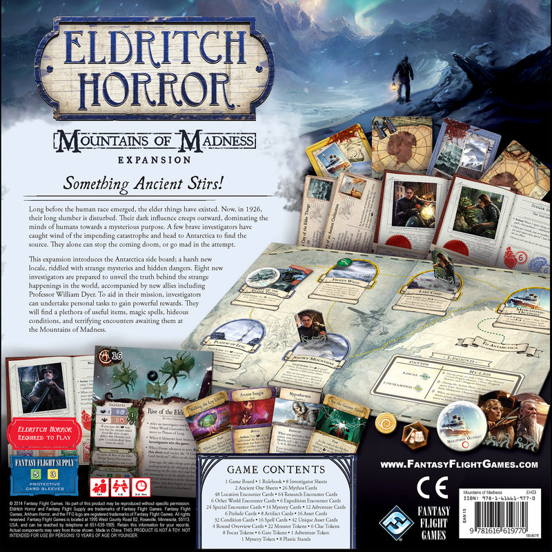 Eldritch Horror Mountains of Madness Expansion