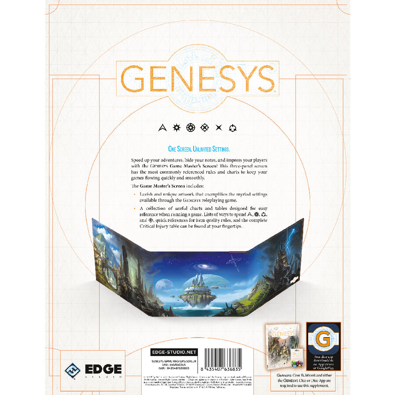 Load image into Gallery viewer, Genesys Game Master&#39;s Screen
