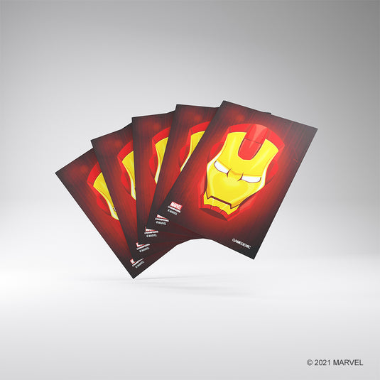 Marvel Card Sleeve Pack: Iron Man Asmodee USA Marvel Card Sleeve Pack: Iron Man Asmodee USA