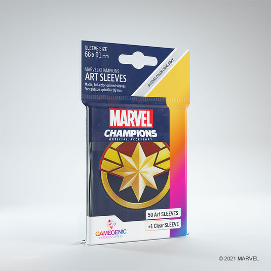 Marvel Card Sleeve Pack: Captain Marvel
