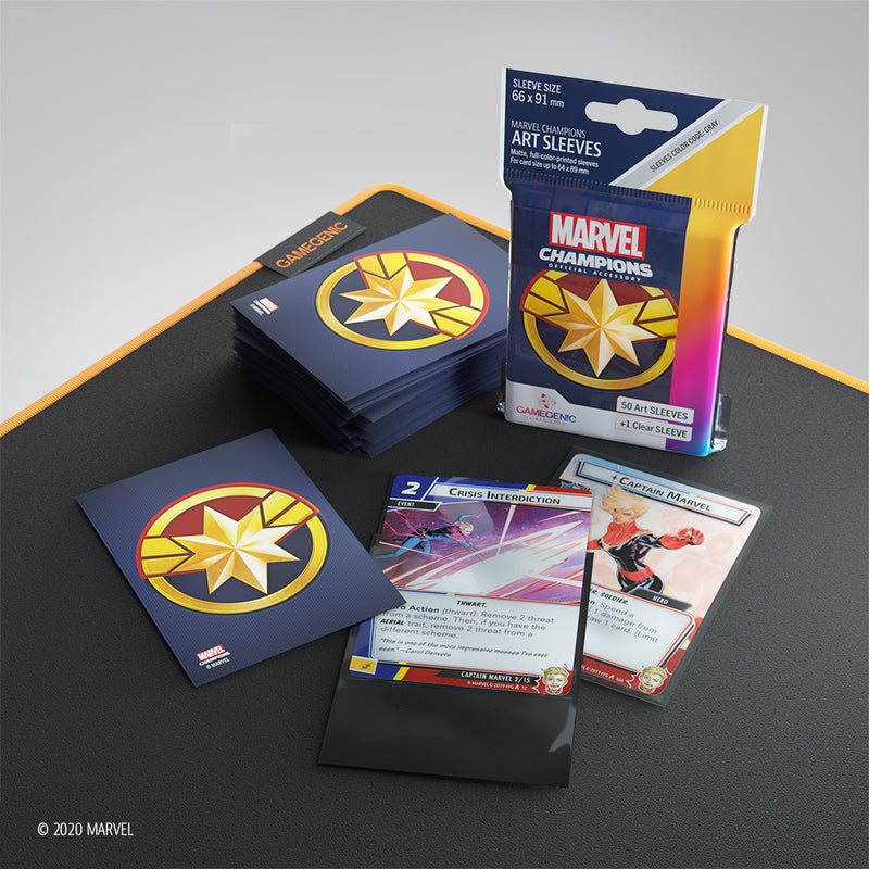 Load image into Gallery viewer, Marvel Card Sleeve Pack: Captain Marvel
