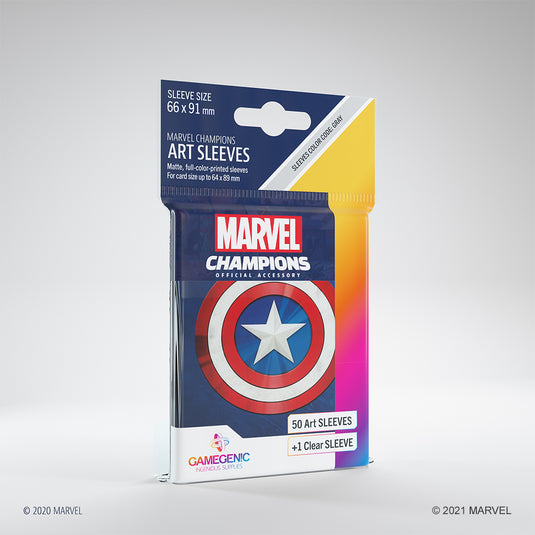 Marvel Card Sleeve Pack: Captain America