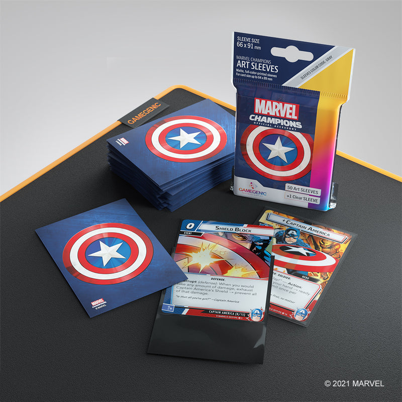 Load image into Gallery viewer, Marvel Card Sleeve Pack: Captain America
